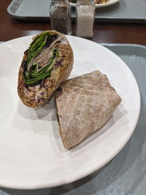 Barbeque tempeh wrap at Sunflower Cafe in Nashville