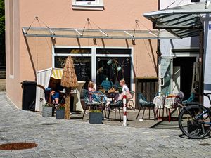 Outside of Rockin Delicious Cafe und Concept Store at Rockin Delicious Cafe und Concept Store in Kronach