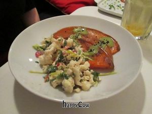 Pumpkin salad at VEG Deli in Warsaw