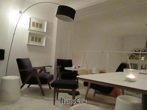 A view from the upstairs part at VEG Deli in Warsaw