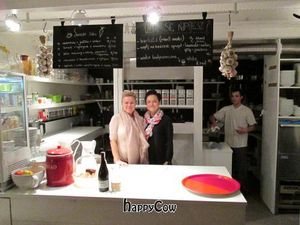 The mother and daughter team! at VEG Deli in Warsaw