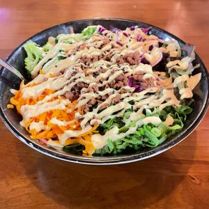 Vegan don at Kami Ramen Bar in Jackson