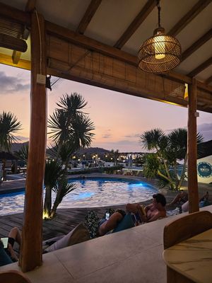 The view at Seaesta Komodo Hostel & Hotel in 