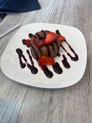 Vegan chocolate panacotta   at Hound and Harvest in Huntsville