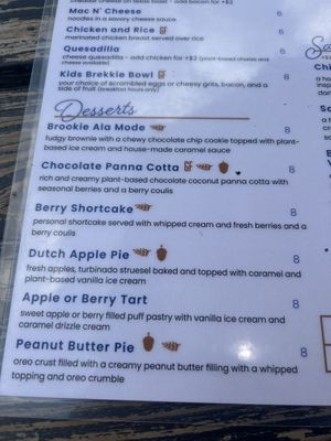 Dessert Menu  at Hound and Harvest in Huntsville