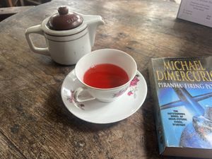 Special Sultan Tea  at Water Castle Cafe in Yogyakarta