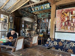   at Water Castle Cafe in Yogyakarta