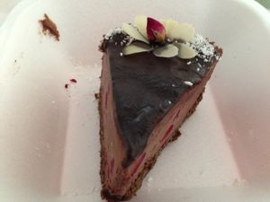 Ostraw Vegan cake at Ostraw Vegan in Bucharest