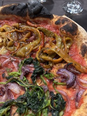 The roasted red pepper section  at CasaMatta in Noto
