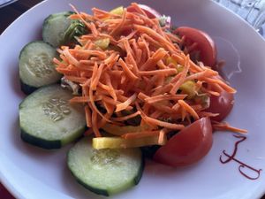 Mixed salad  at Pier Vier in Cuxhaven