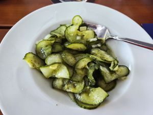 Gurkensalat at Pier Vier in Cuxhaven