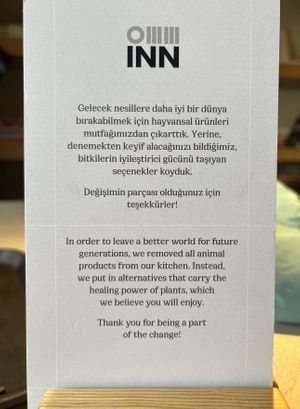 Please note! 🤗  at OMM INN Hotel in Eskisehir