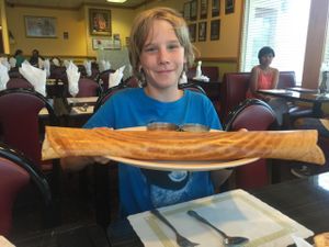 masala dosa at Woodlands in Orlando