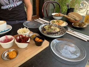   at d&a hummus bistro - Zuid in Amsterdam