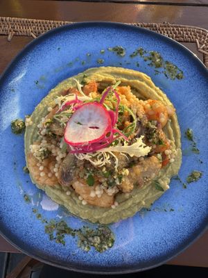 Cauliflower Salad - very yummy!  at NoSoloÁgua in Portimao