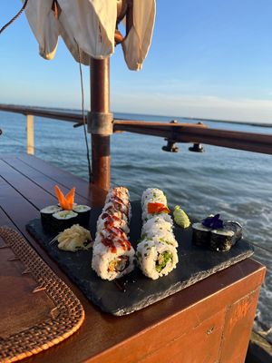 Vegan Sushii  at NoSoloÁgua in Portimao