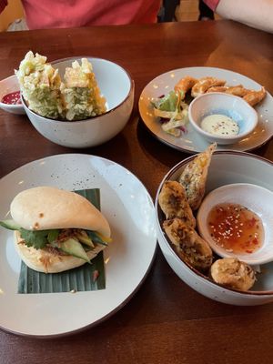 some Starters  at Soy Club in Stuttgart