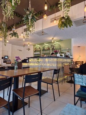 Interior at Soy Club in Stuttgart