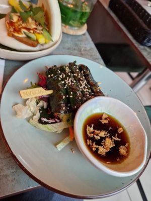 Cha La Lot (Wrapped Tofu in special yummy leaf) at Soy Club in Stuttgart