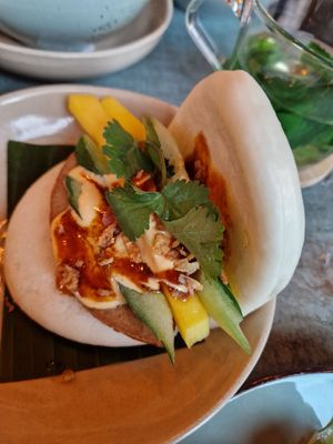 Bahn Bao with Soy Patty at Soy Club in Stuttgart