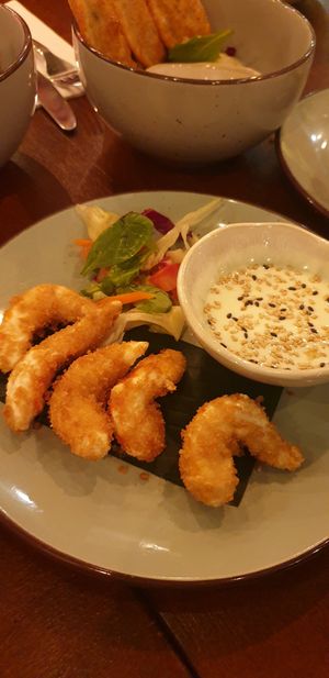 vegan shrimps at Soy Club in Stuttgart