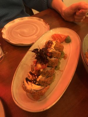 Fried sushi roll   at Soy Club in Stuttgart