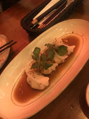 Gyoza like dumplings 🥟   at Soy Club in Stuttgart