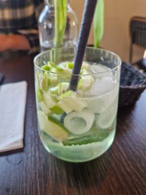 Apple Drink at Soy Club in Stuttgart