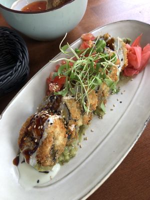 Sushi with vegan salmon 🍣   at Soy Club in Stuttgart