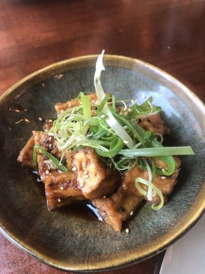 Tapas: Baked tofu   at Soy Club in Stuttgart