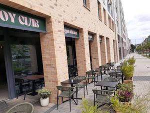 Outside at Soy Club in Stuttgart