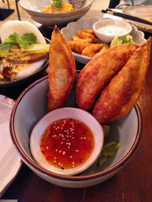 Sweet spicy sauce at Soy Club in Stuttgart