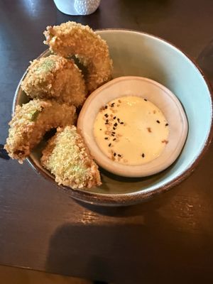 fried avocadoo  at Soy Club in Stuttgart