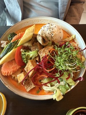 curry + tofu  at Soy Club in Stuttgart