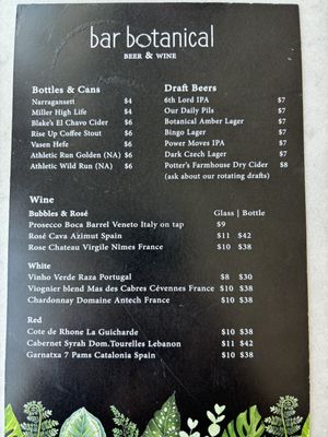   at Bar Botanical in Crozet