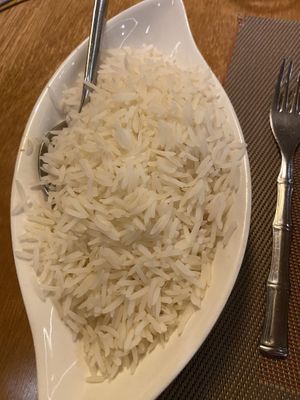 Boiled Ricee  at Queen's Tandoor in Jakarta