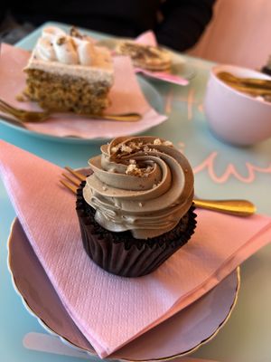 Chocolate & Hazelnut Cupcake - £3.25  at Let Them See Cake in Cardiff