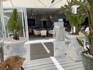 Outside entrance from the beach side   at Classico Beach Bar by Olivier in Trafaria