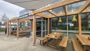 Great outdoor seating  at Honestly Kitchen in Carrick-on-shannon