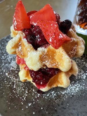 Waffles  at The Trooper in Lichfield