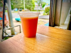 Spicy Allie Fresh pressed Juice  at Alkaline Allie in Cincinnati