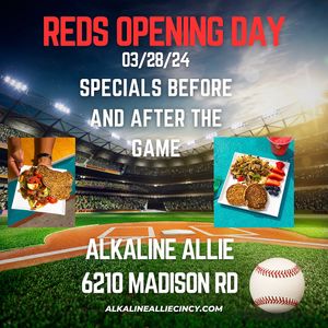 Join us for reds opening day at Alkaline Allie in Cincinnati