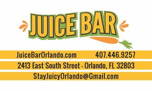 Buy 15 juices get one free at Juice Bar in Orlando