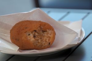 Vegan Arancino at Trancina in Berlin