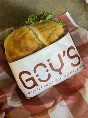 Chicken Burger  at Goy's Plant-Based Burgers - Polanco in Mexico City