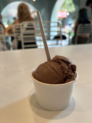 Vegan Chocolate Ice Creamm  at Goy's Plant-Based Burgers - Polanco in Mexico City