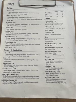   at Goy's Plant-Based Burgers - Polanco in Mexico City