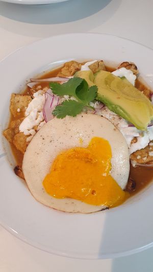 Huevo vegano Yo egg at Goy's Plant-Based Burgers - Polanco in Mexico City