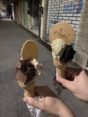 Gelati  at Cremeria D'Azeglio in Bologna