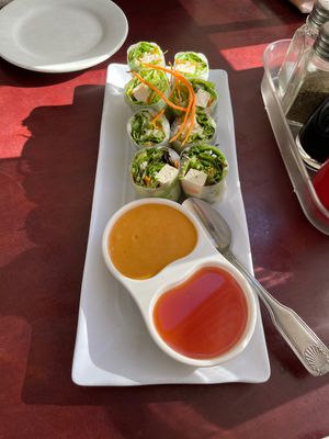 Tofu Summer Rolls - Vegan  at Peppers Thai Cuisine in Palm Springs